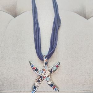 Silver Starfish necklace